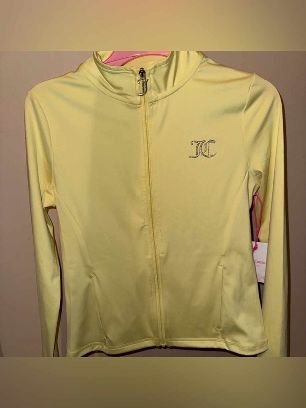 NEW Viral “BBL” Juicy Couture Lemonade long sleeve zip up jacket